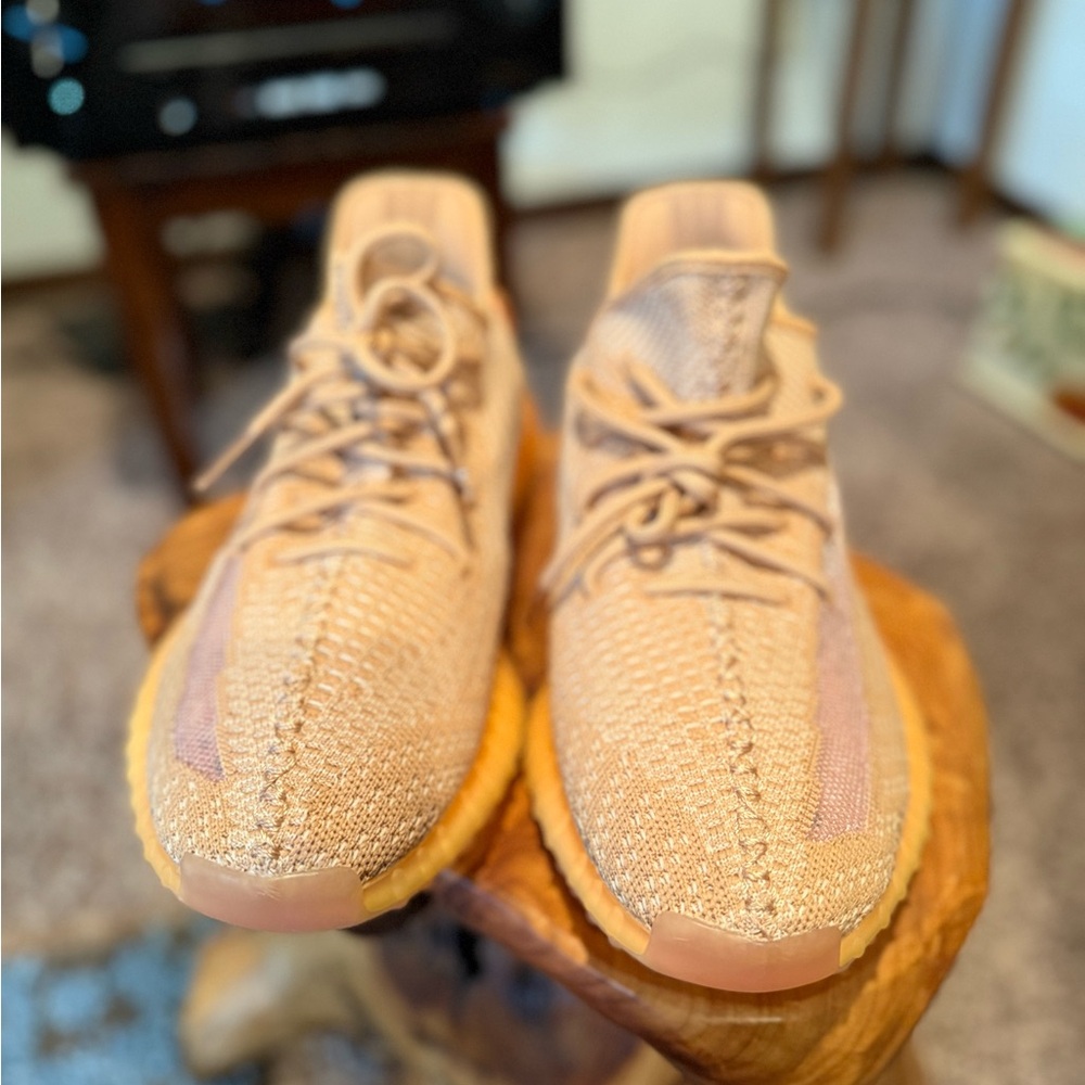Yeezy by Adidas in Orange and tan color